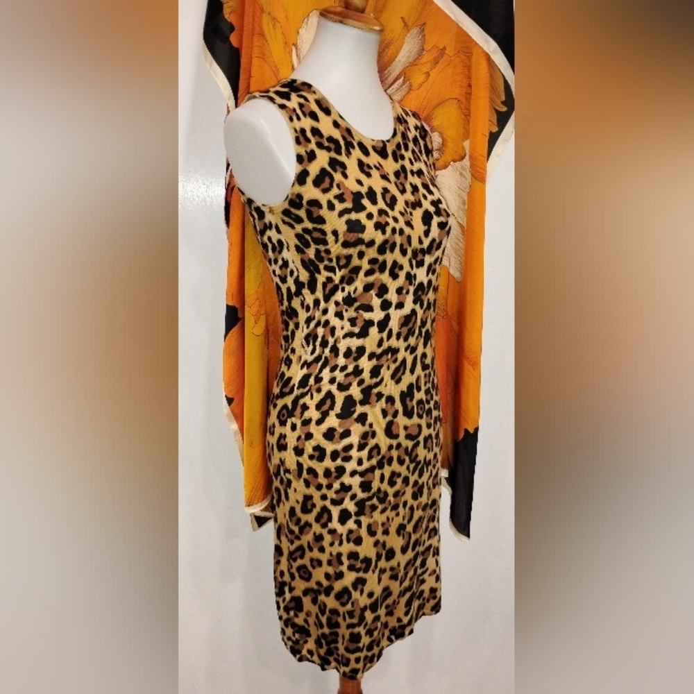 LEOPARD PRINT CALVIN KLEIN DRESS